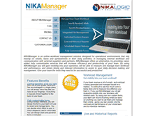 Tablet Screenshot of nikamanager.com